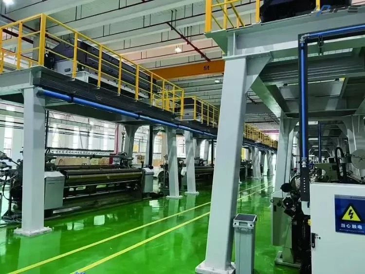 Di dời nhà máy dệt áp dụng hệ thống ống khí nén nhôm