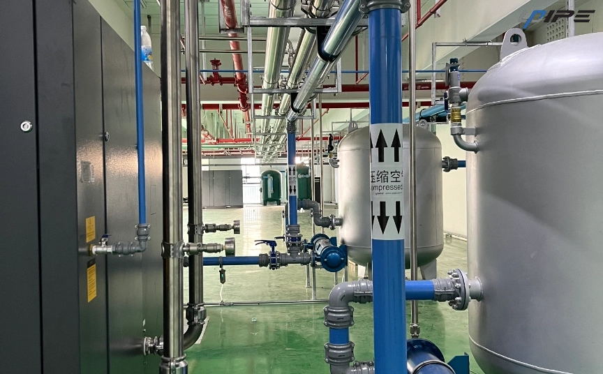 Ống dẫn khí bằng nhôm màu xanh lam cho mạng khí nén không bị rò rỉ Ống dẫn khí bằng nhôm màu xanh lam cho mạng khí nén không bị rò rỉ