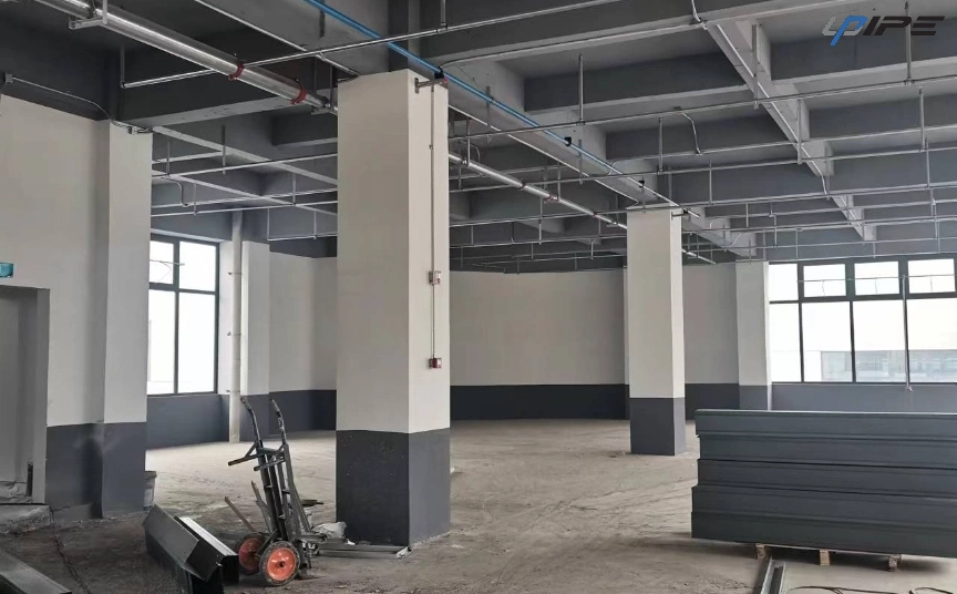 Ống kh&iacute; n&eacute;n bằng nh&ocirc;m m&agrave;u xanh để truyền tải kh&ocirc;ng kh&iacute; c&ocirc;ng nghiệp tiết kiệm năng lượng