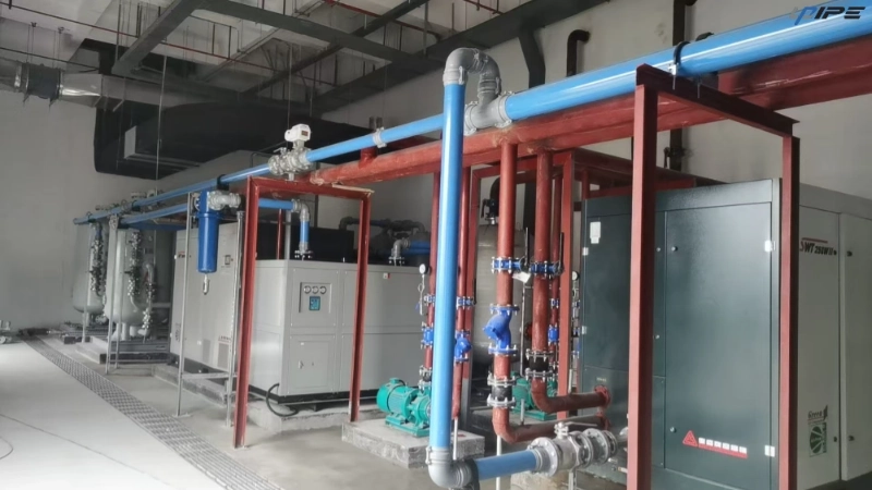 Giải pháp ống khí nhôm màu xanh