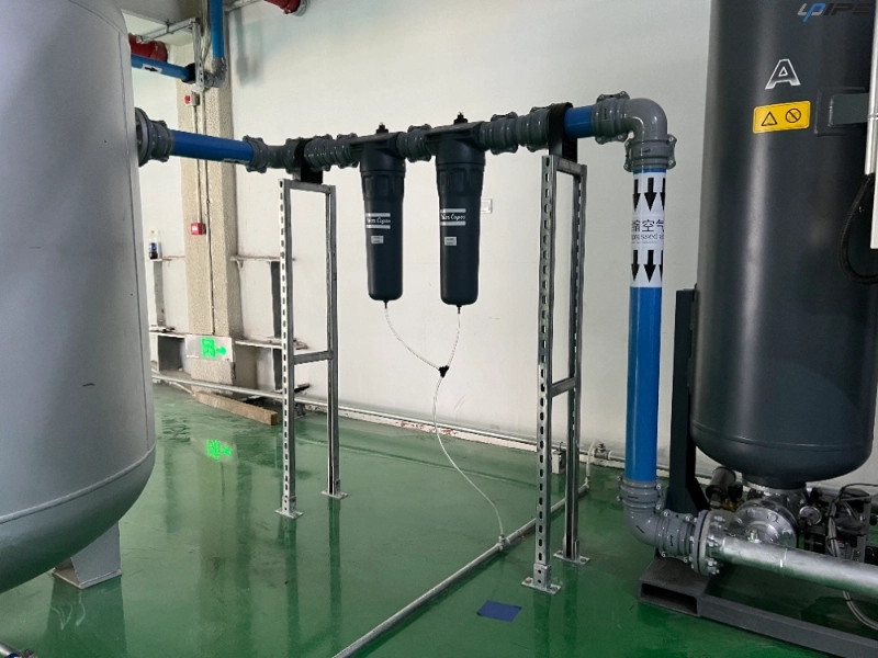 Ống khí nén bằng nhôm màu xanh cho các cơ sở sản xuất ô tô